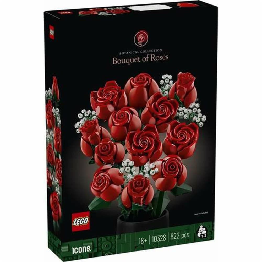 LEGO Botanical Collection Bouquet of Roses 10328 822 Pcs