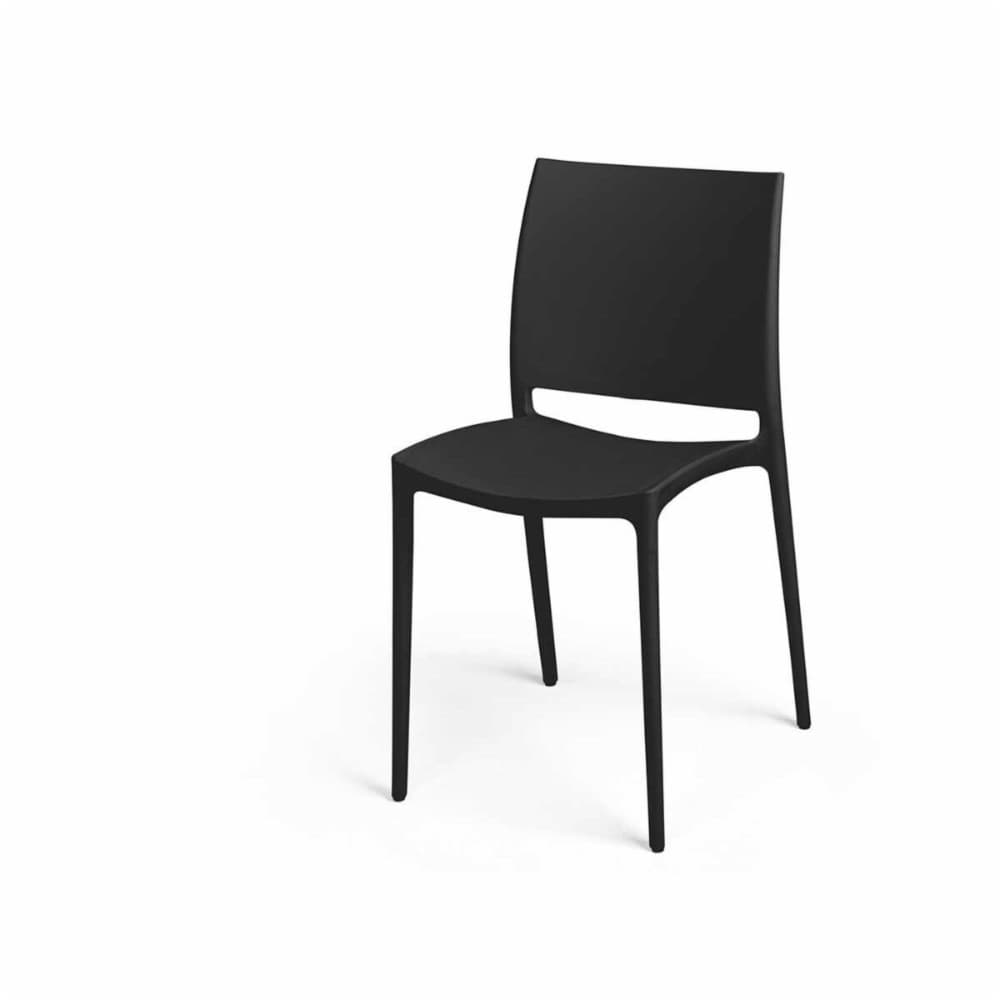Chair Gift Decor Black polypropylene 41 x 79 x 46 cm