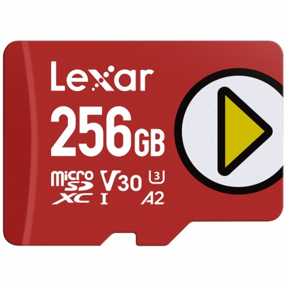 Micro SD Memory Card with Adaptor Lexar LMSPLAY256G-BNSNG 256 GB