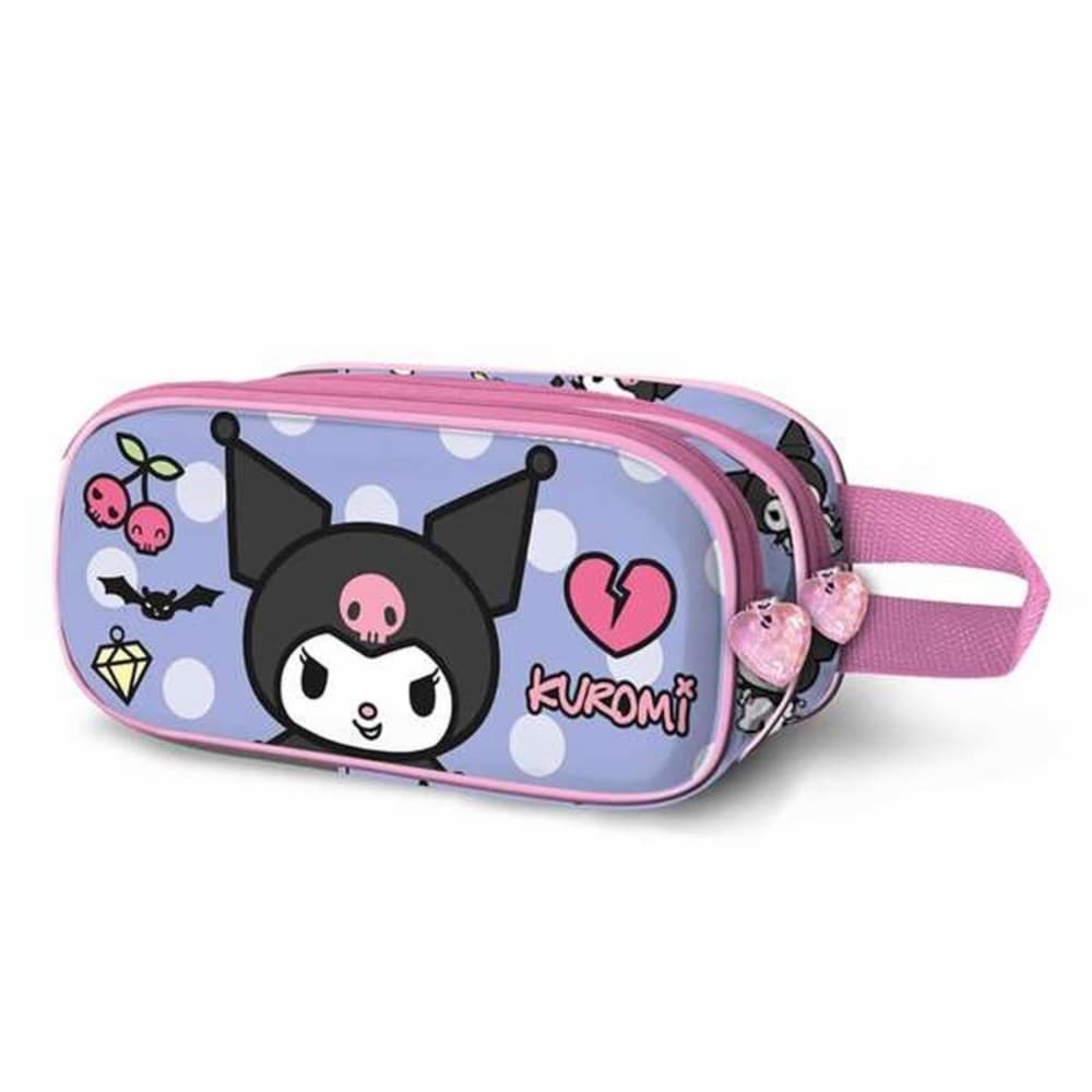 Holdall Kuromi Light mauve 10 x 22 x 8 cm