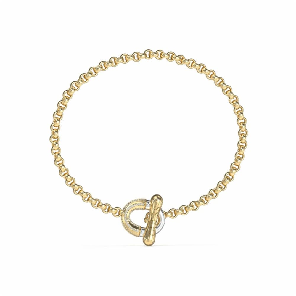 Ladies' Bracelet Guess JUBB05372JWYGRHS Golden