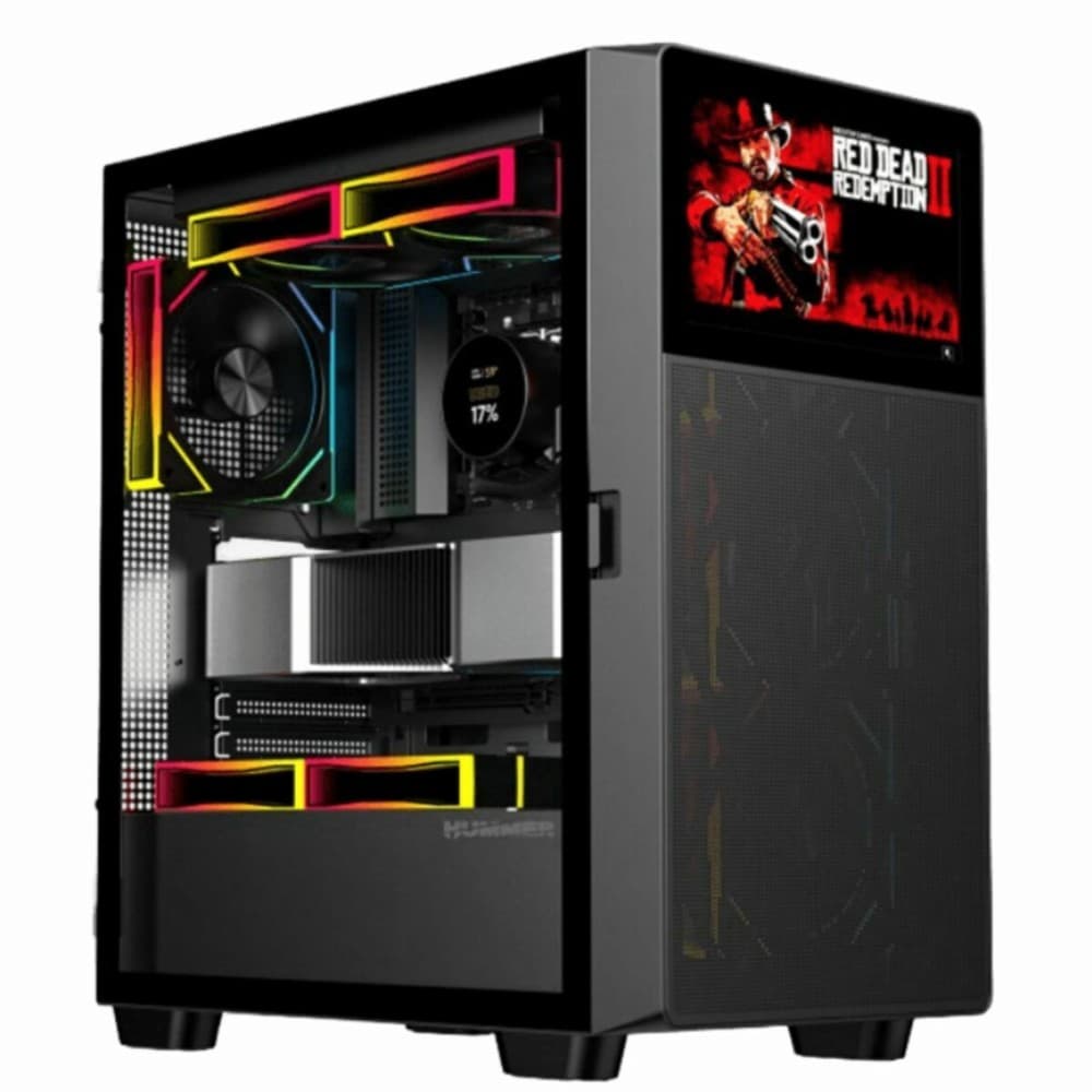 ATX Semi-tower Box Nox-Xtreme NXHUMMERBIOS Black