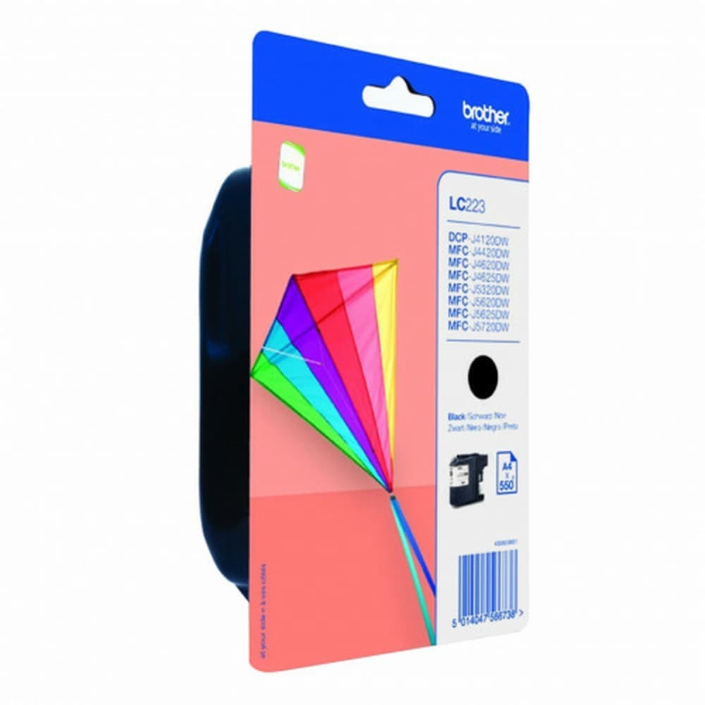 Original Ink Cartridge Brother LC-223BKBP Black
