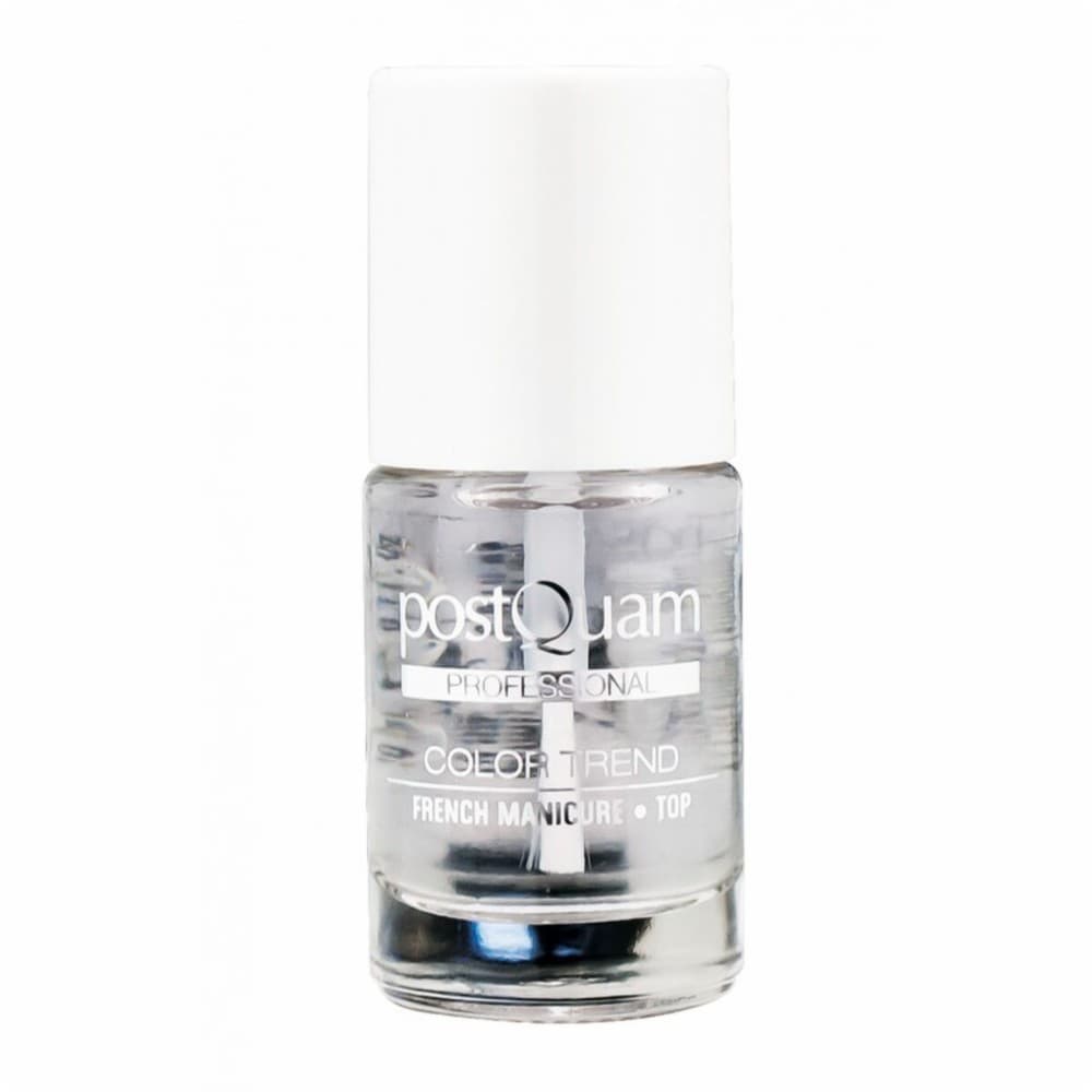 Nail polish top coat Postquam French Manicure Top Transparent 10 ml