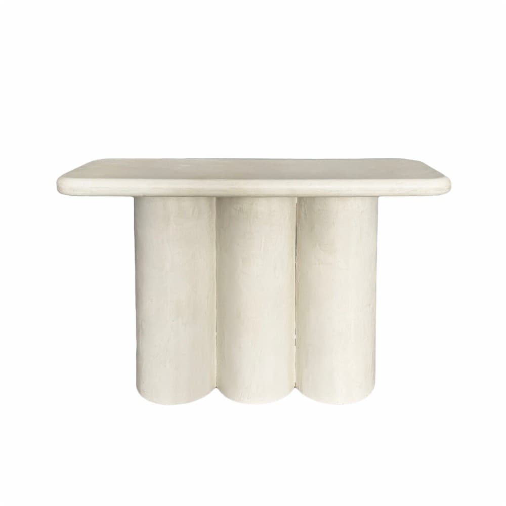 Side table Home ESPRIT White 120 x 38 x 80 cm