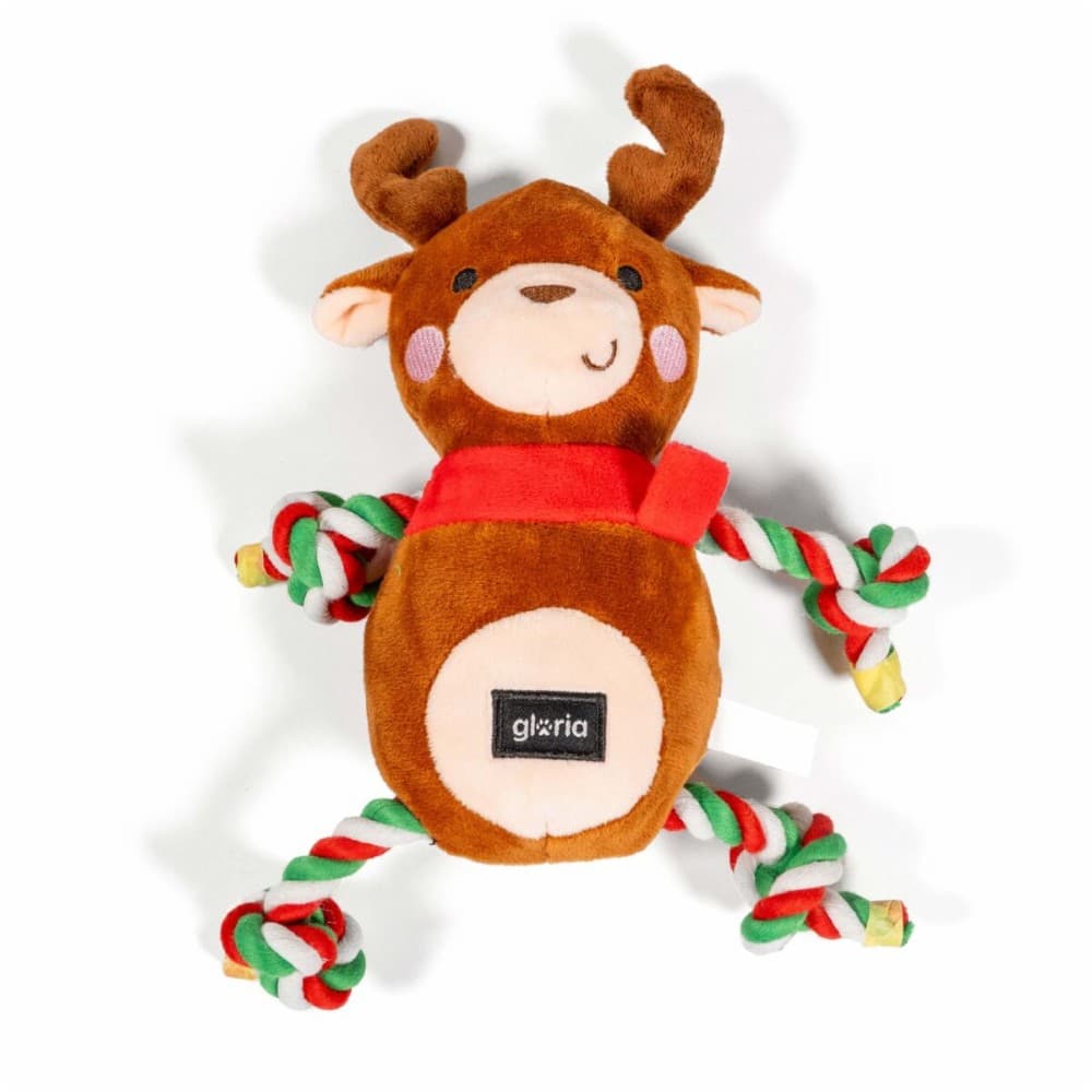 Soft toy for dogs Gloria XMAS RUDOLF Brown