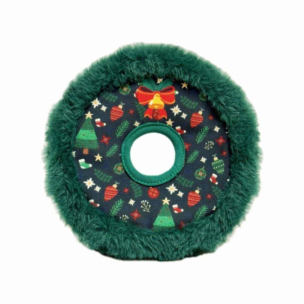 Soft toy for dogs Gloria XMAS HOLLY Green
