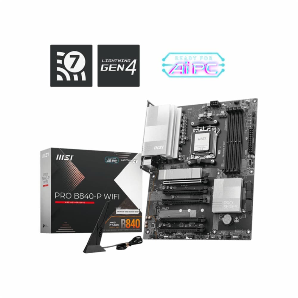 Motherboard MSI PRO B840-P WIFI AMD AM5 AMD