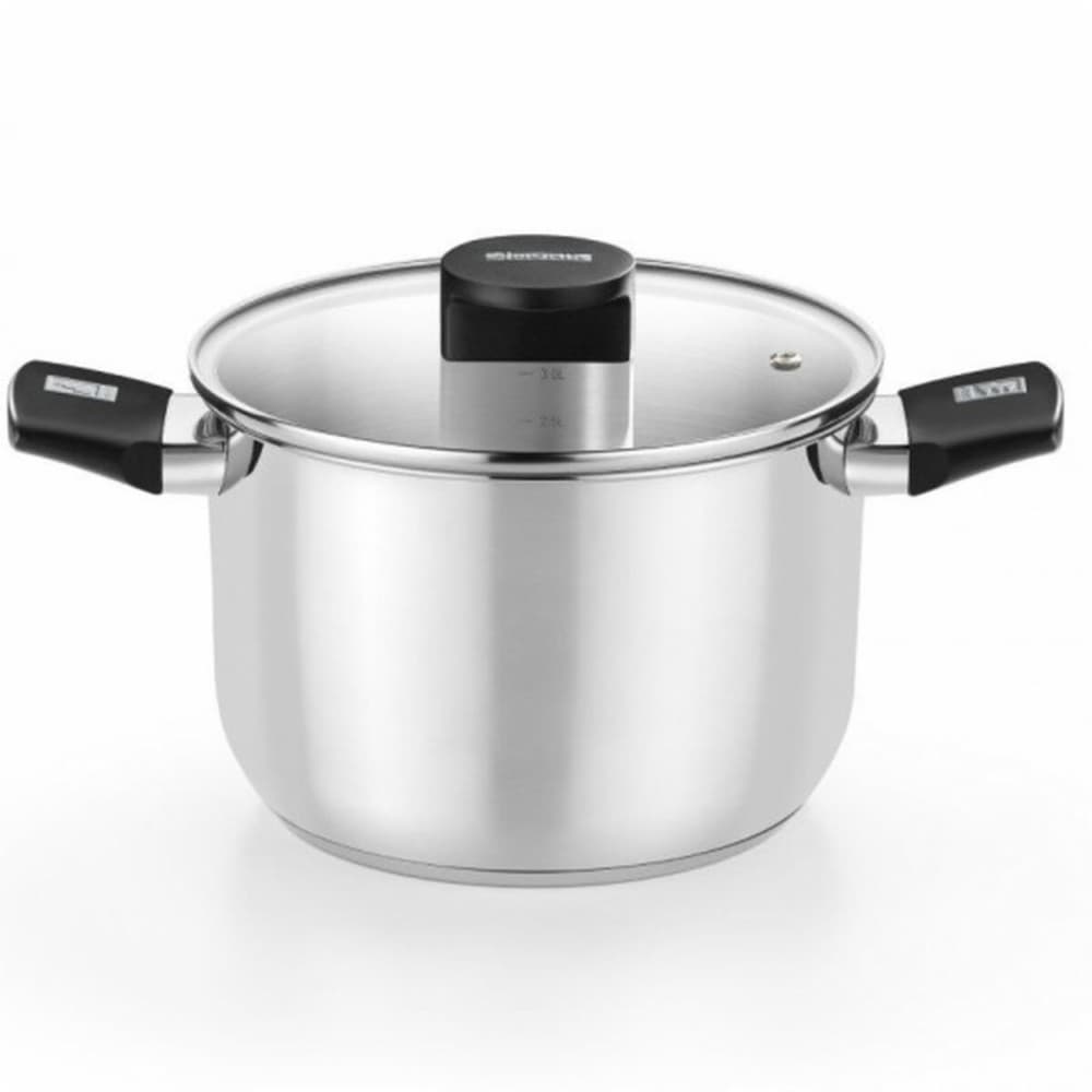Casserole with lid Monix M240220 Black Ø 20 cm (1 Unit)