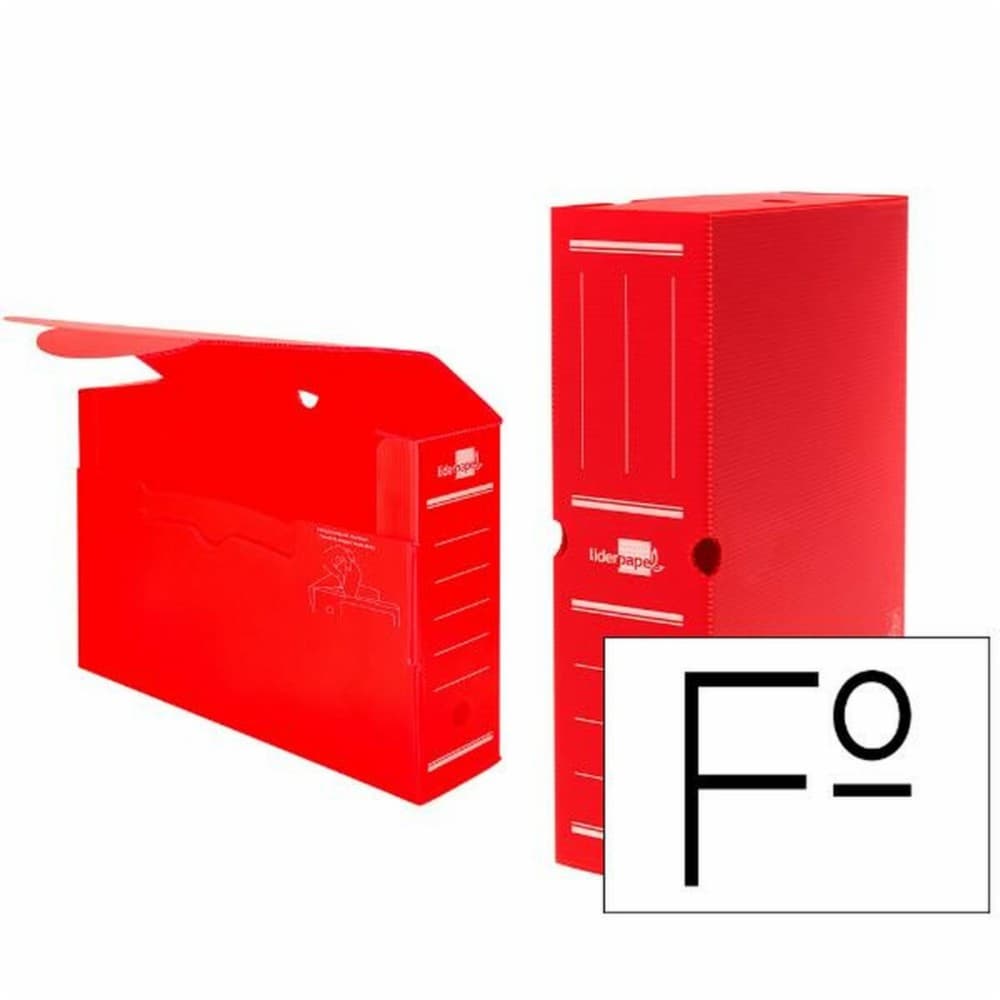 File Box Liderpapel Red (1 Unit)