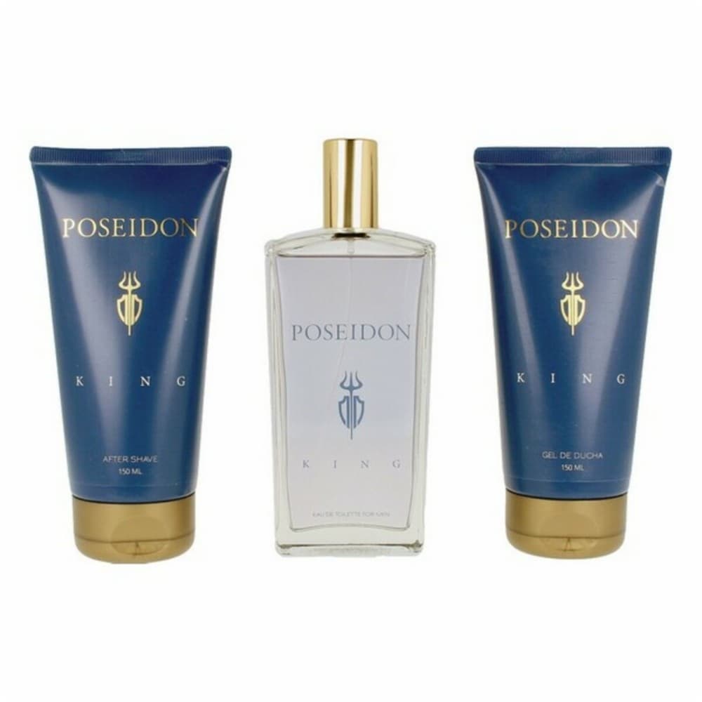 Men's Perfume Set Poseidon POSEIDON THE KING 3 Pieces