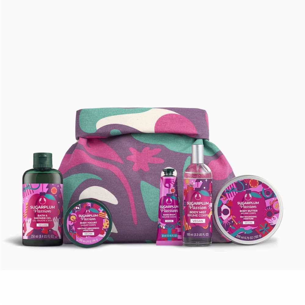 Women's Cosmetics Set The Body Shop SUGARPLUM PASSION 5 Pieces