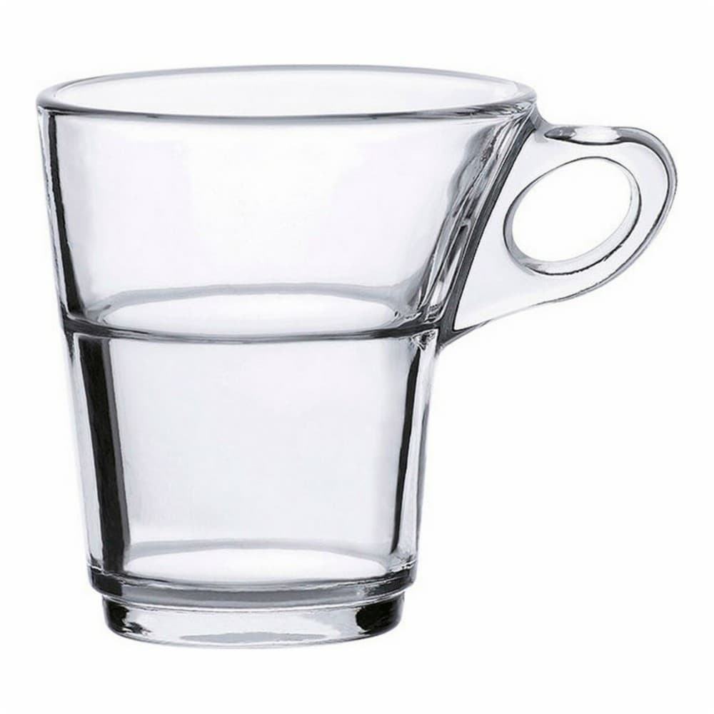 Piece Coffee Cup Set Duralex Caprice Transparent Crystal 90 ml 900 ml 6 Pieces (6 Units)