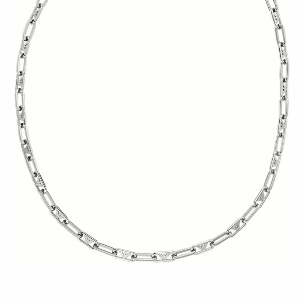 Men's Necklace Emporio Armani EGS3248040 Silver