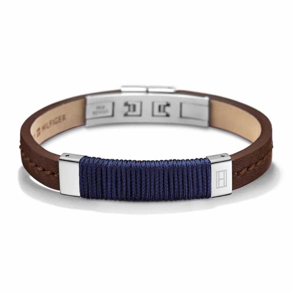 Men's Bracelet Tommy Hilfiger 2700765 Leather 25 cm