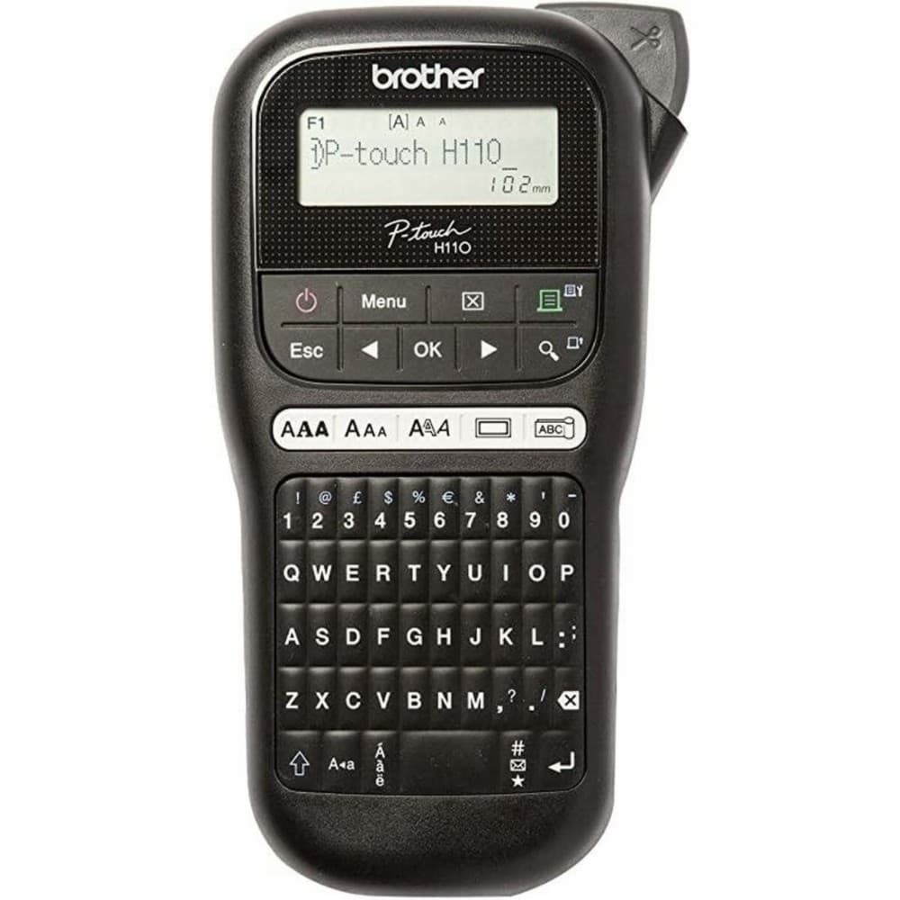 Electric Label Maker Brother PT-H110 Black (3 Units)