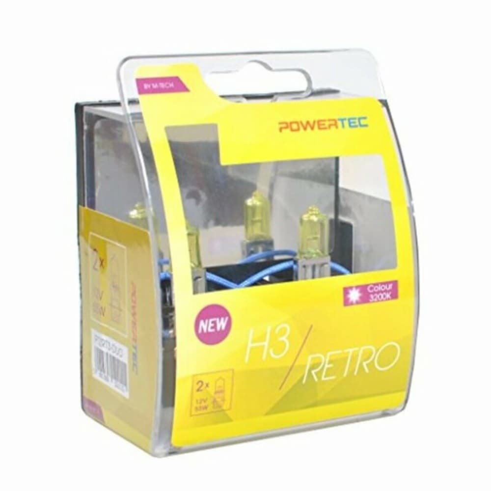 Car Bulb MTECPTZRT3-DUO M-Tech MTECPTZRT3-DUO H3 55W 12V 3200K (2 Pieces)
