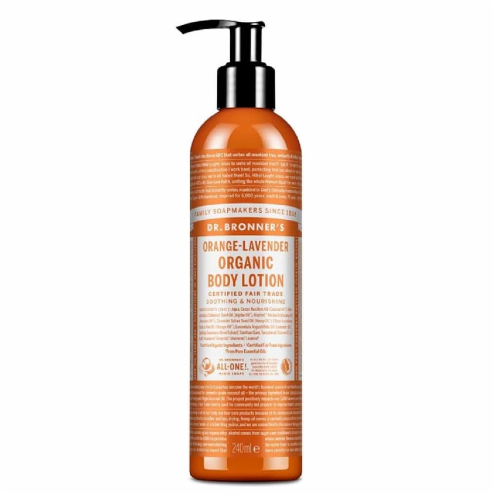 Body Lotion Dr Bronner's Naranja-Lavanda 240 ml