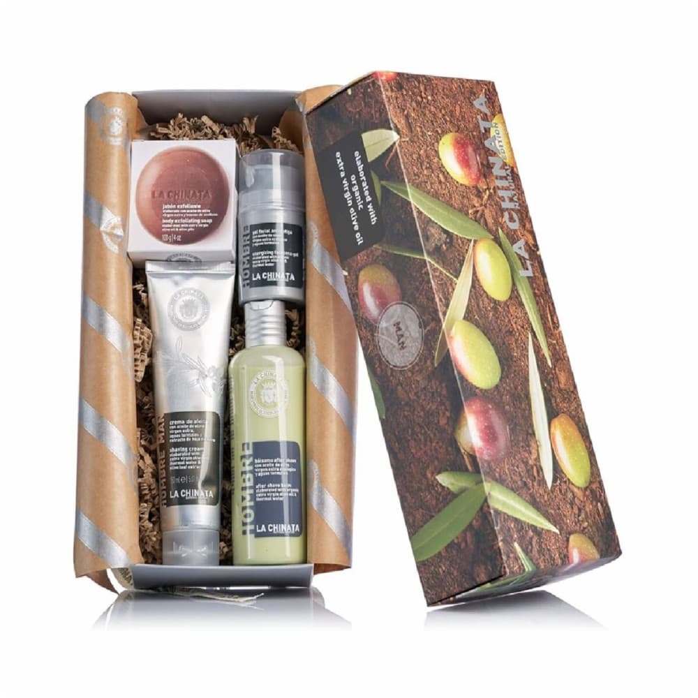 Men's Cosmetics Set La Chinata Small Gift 4 Pieces