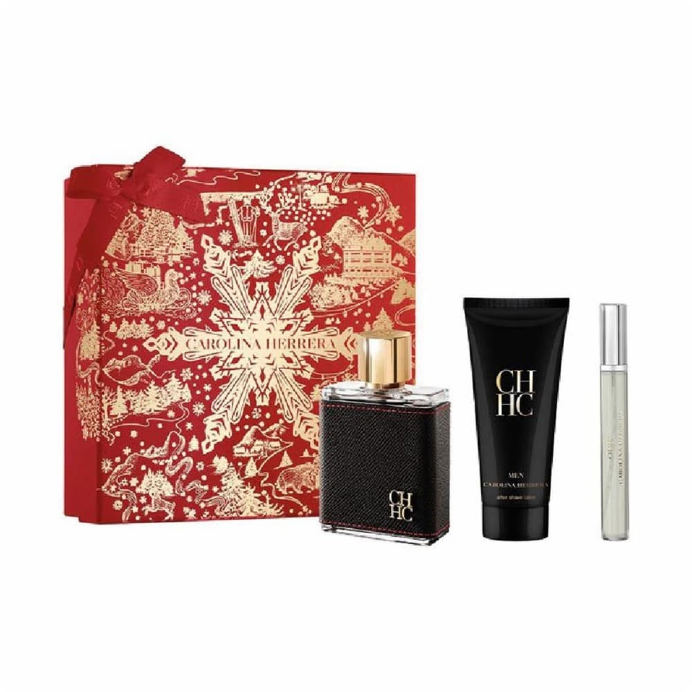 Men's Perfume Set Carolina Herrera CH MEN EDT