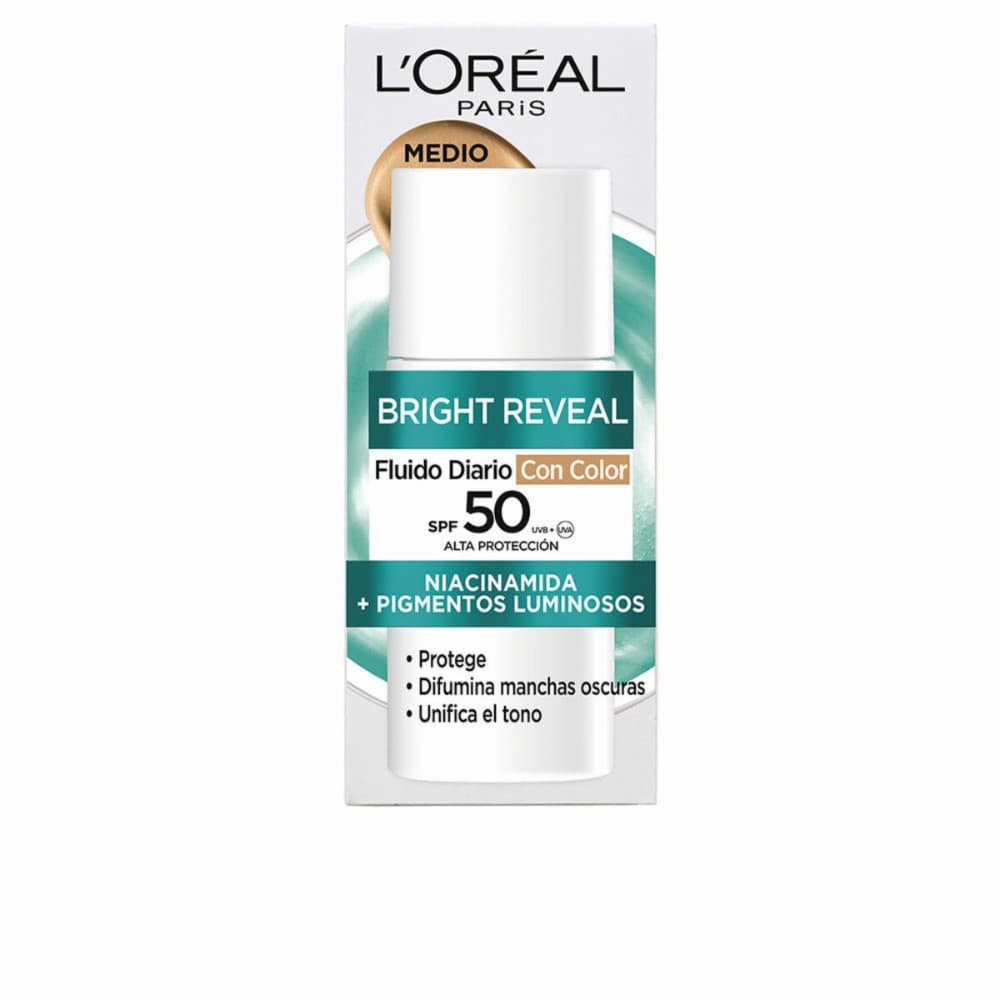 Facial Cream L'Oreal Make Up BRIGHT REVEAL NIACINAMIDA Spf 50 50 ml