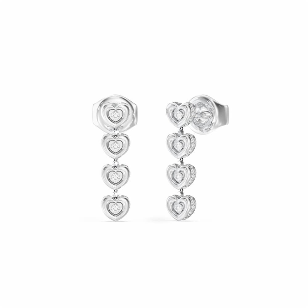 Ladies' Earrings Guess JUBE05473JWRHT-U Silver