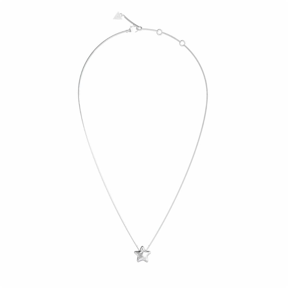 Ladies' Necklace Guess JUBN05545JWRHT-U Silver