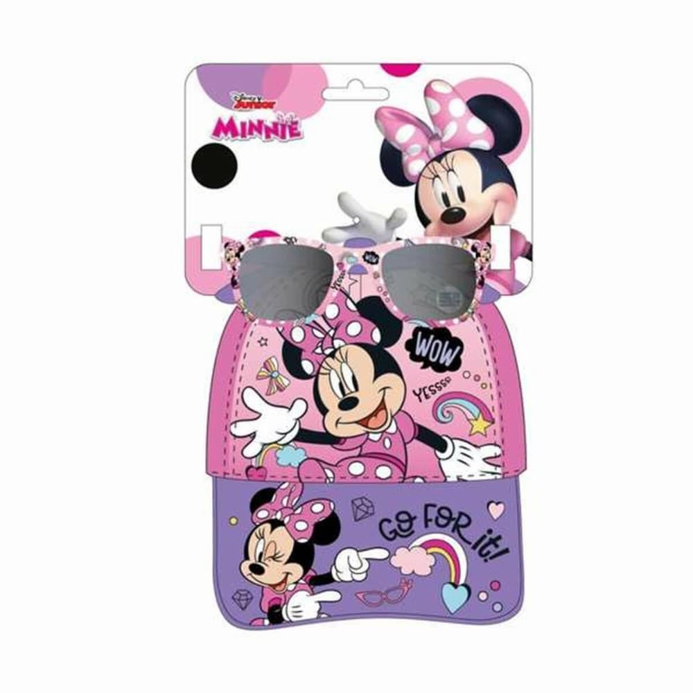 Set of cap and sunglasses Minnie Mouse 2 Pieces Children's