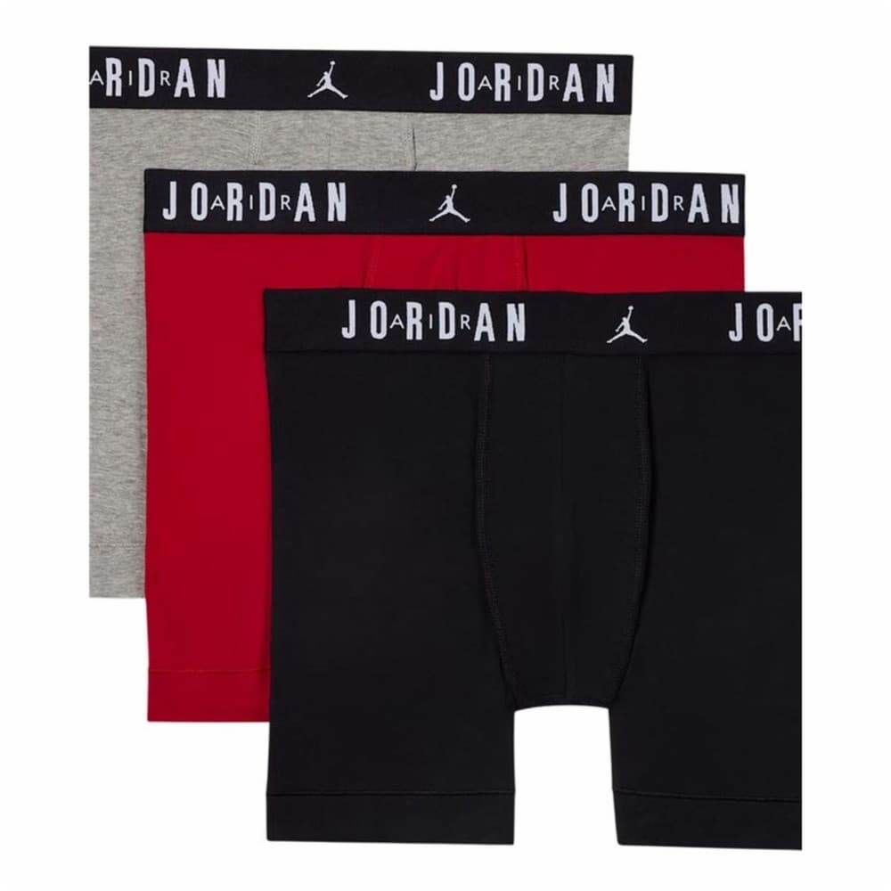 Men's Boxer Shorts Jordan Flight Cotton Core 3Pk Black 3 Pieces 3 Units
