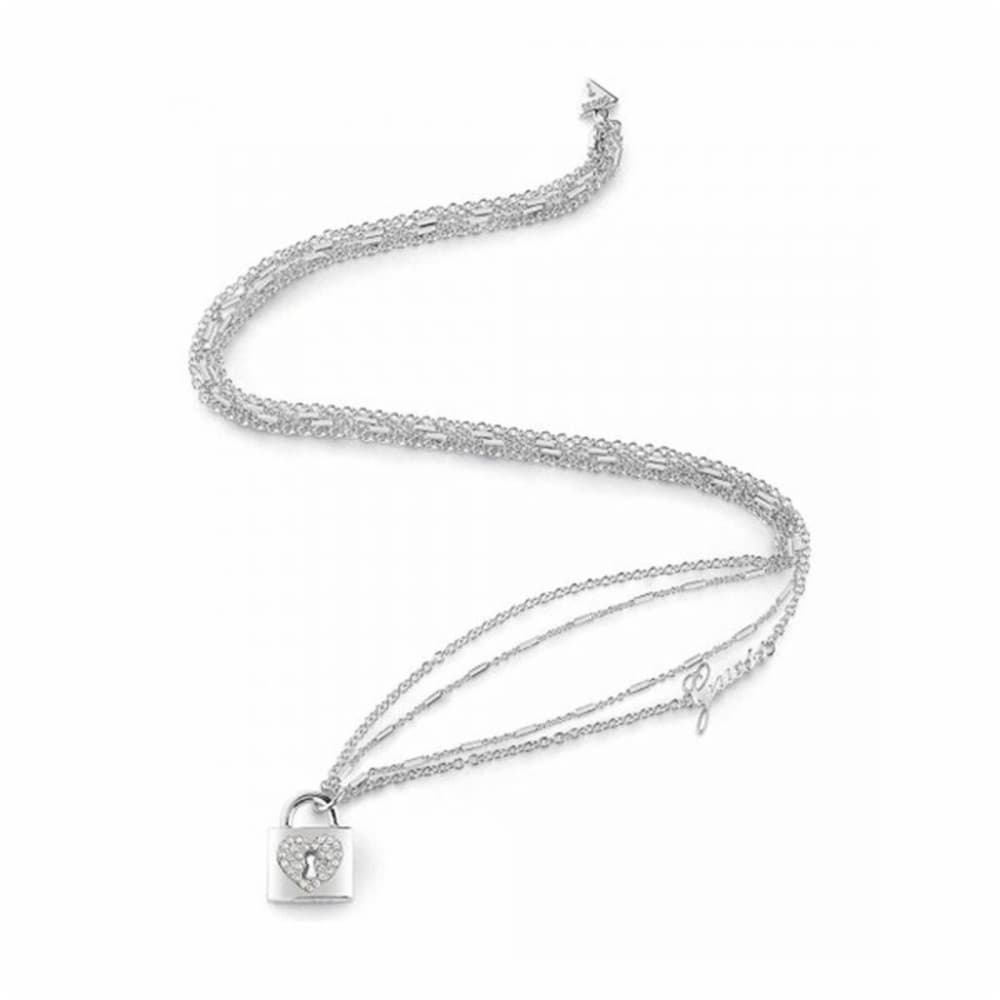 Ladies' Necklace Guess UBN85062 Silver