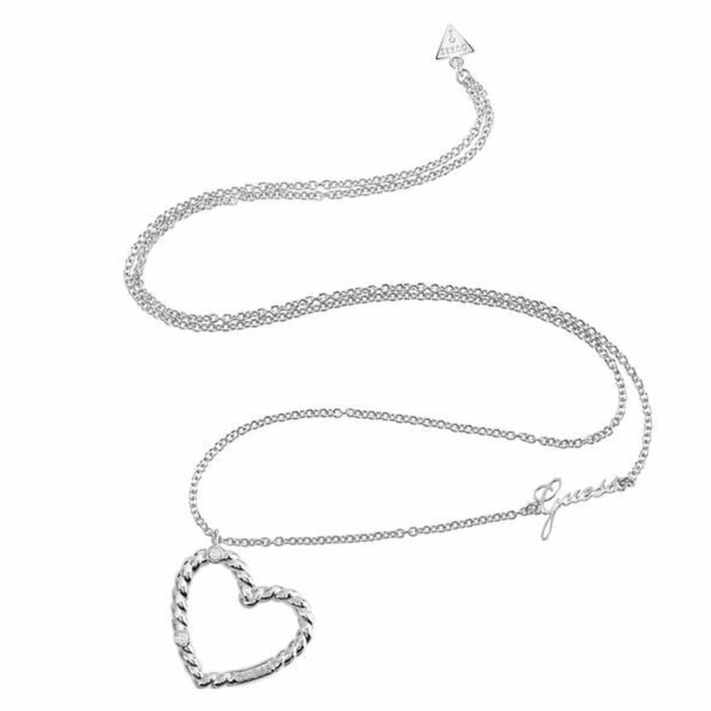 Ladies' Necklace Guess UBN85041 Silver