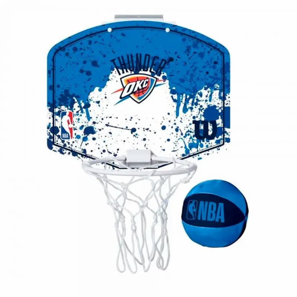 Basketball Basket Wilson Team Mini Hoop NBA Thunder Blue
