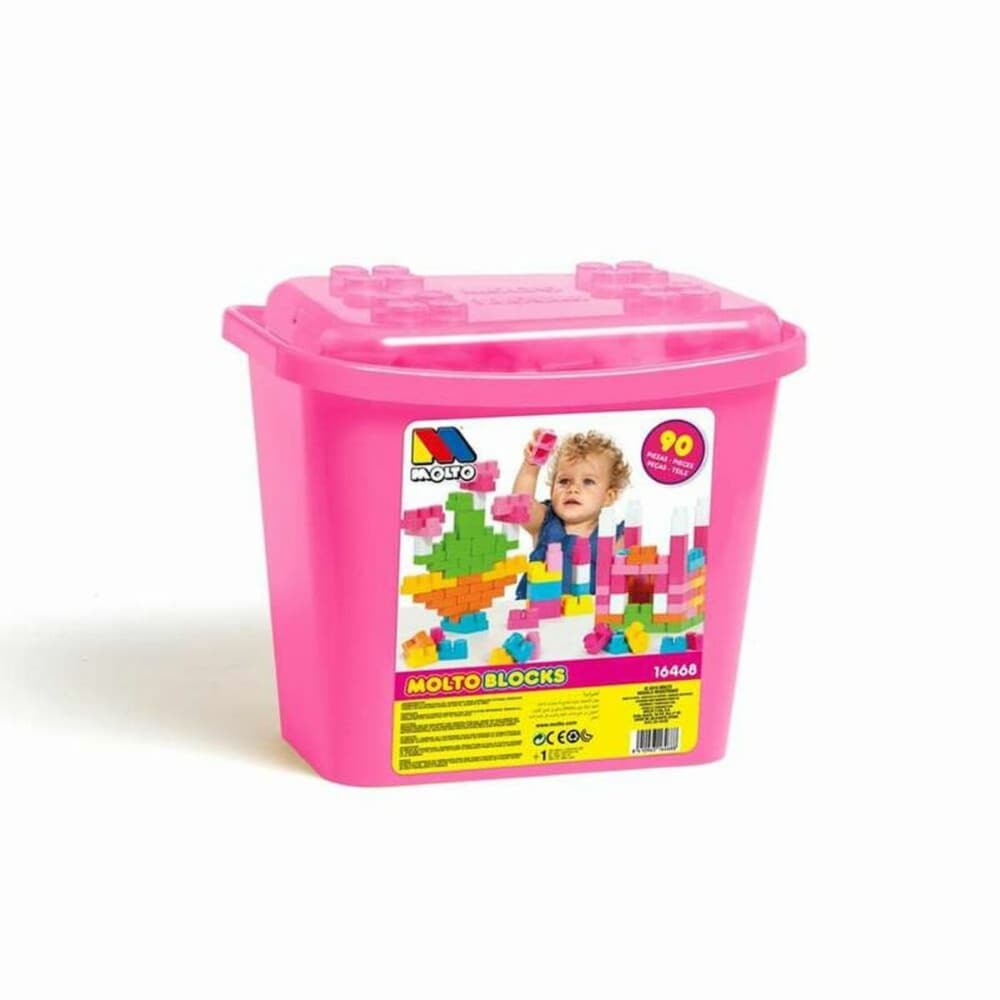 Boat with Building Blocks Moltó Blocks (90 pcs)