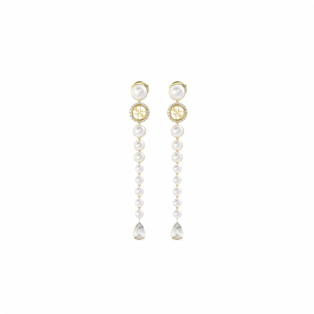 Ladies' Earrings Guess JUBE05578JWYGT-U White Golden