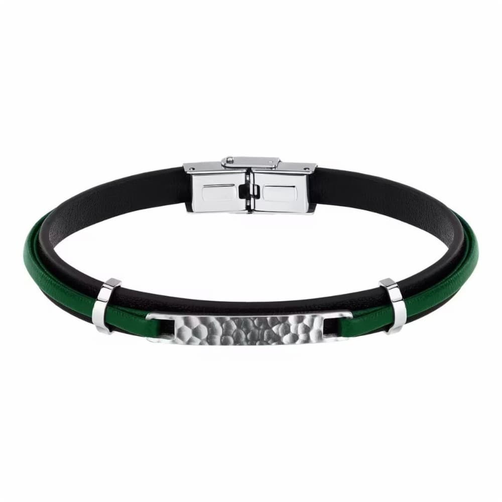 Men's Bracelet Sector SZV115 Silver Black
