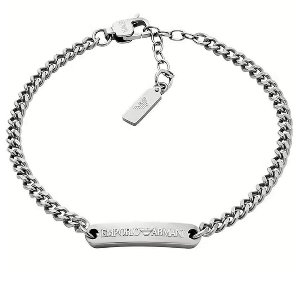 Men's Bracelet Emporio Armani EGS3189040 Silver