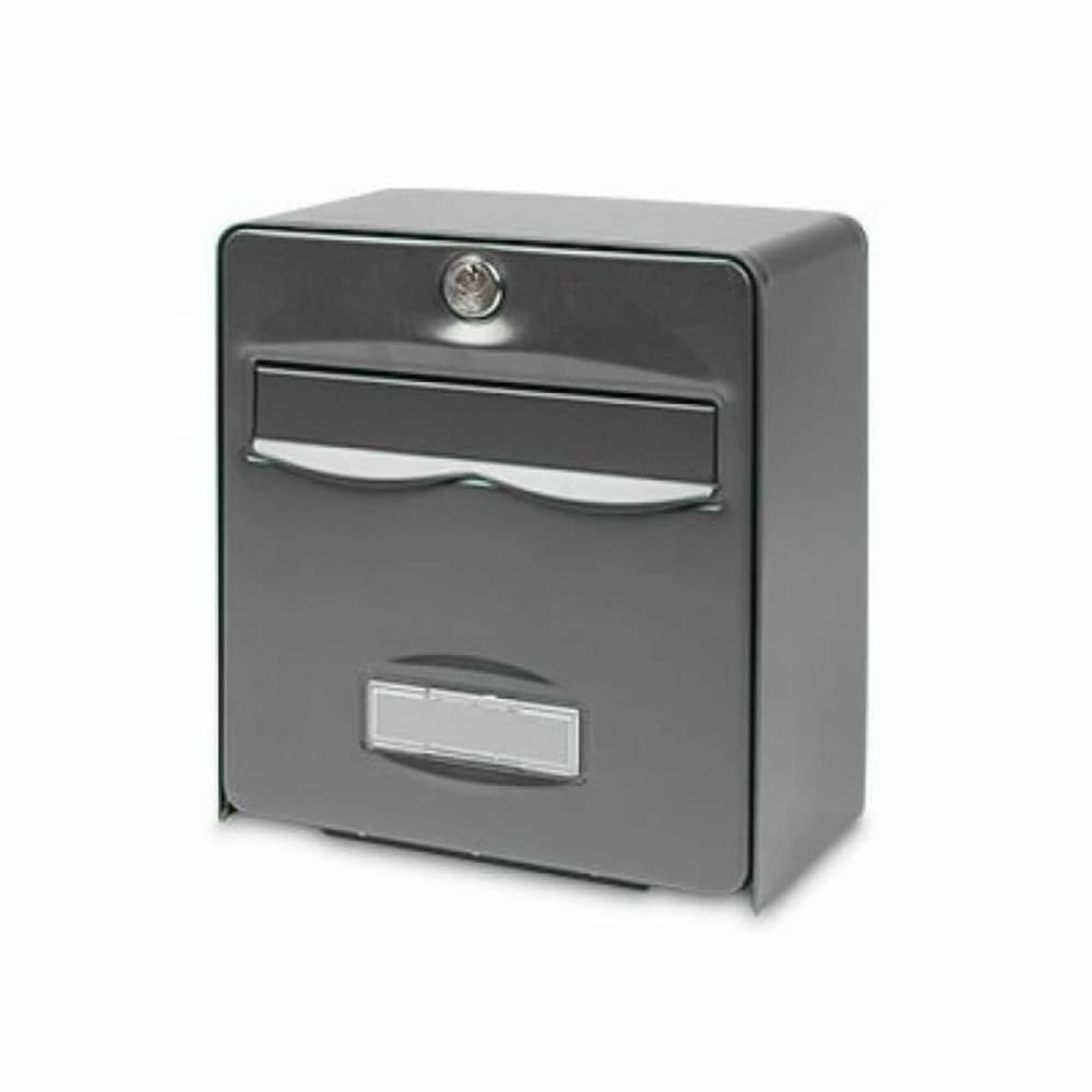 Letterbox Burg-Wachter BALTHAZAR MINI 1 Galvanised Steel Grey Anthracite 15 x 38 x 21 cm