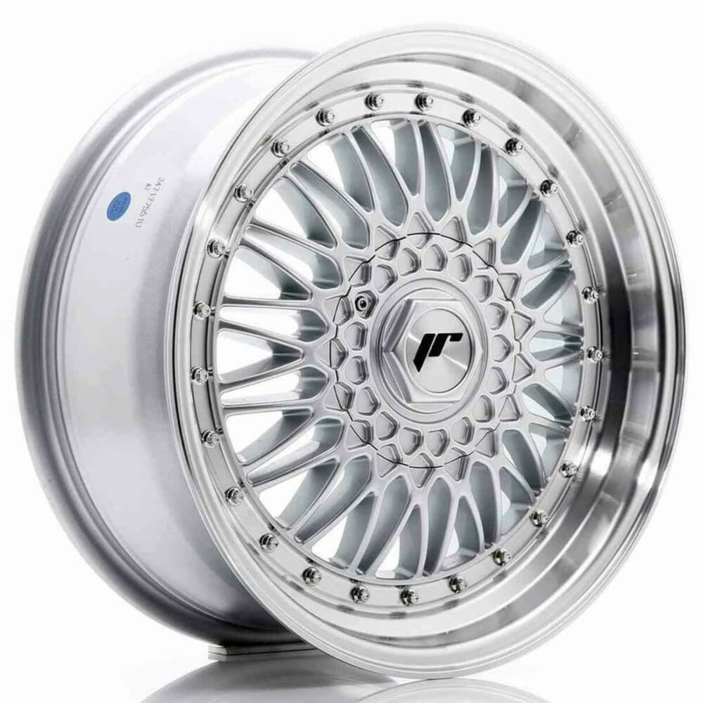 Car Wheel Rim Japan Racing JR9 Silver ET20 Polished 17"