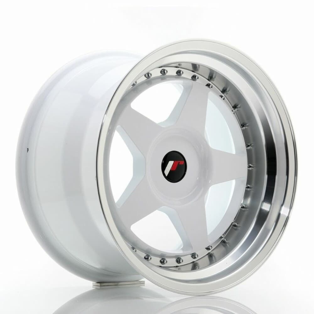 Car Wheel Rim Japan Racing JR6 White ET20 CB 74,1 17"