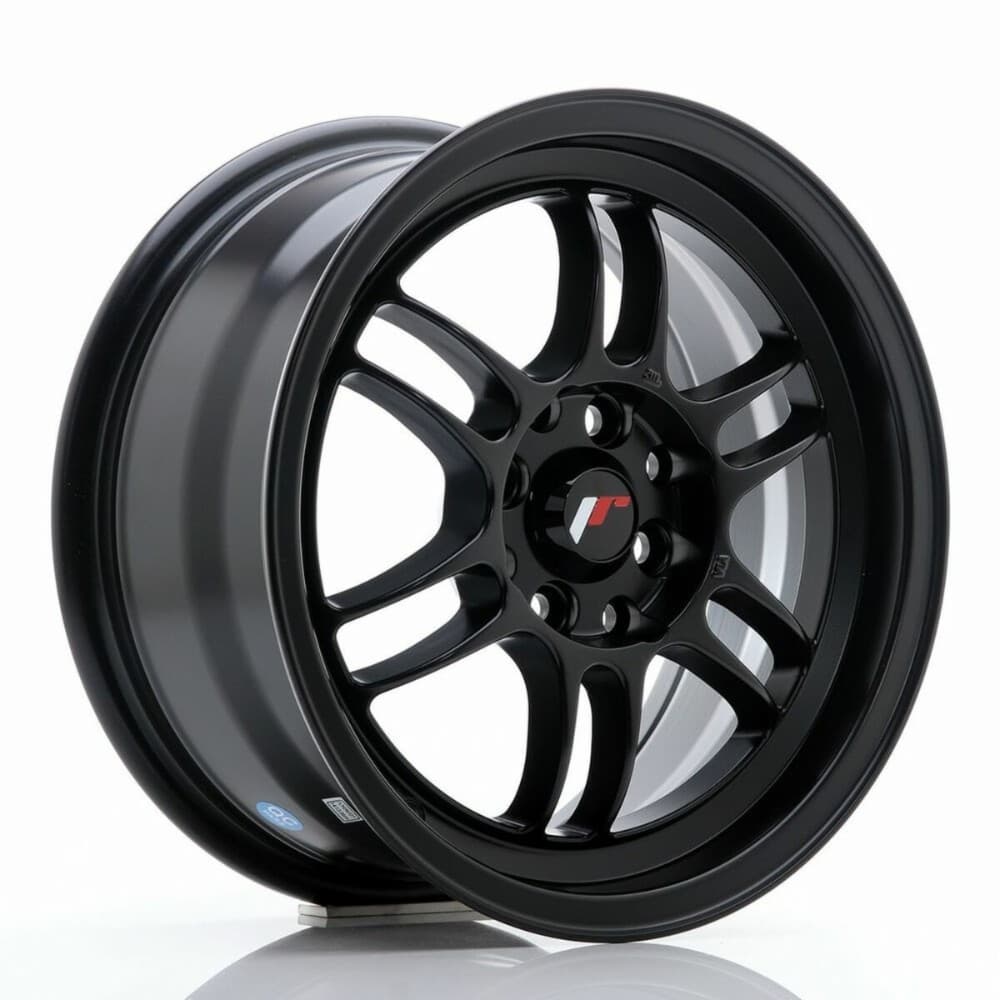 Car Wheel Rim Japan Racing JR7 Black 15" PCD 4x100 PCD 4x114 ET38