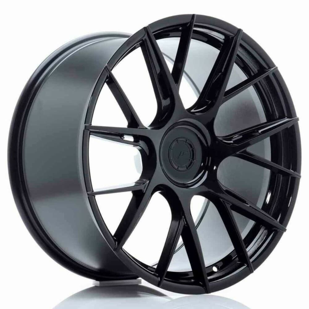 Car Wheel Rim Japan Racing JR42 Black 20" ET20 Polished