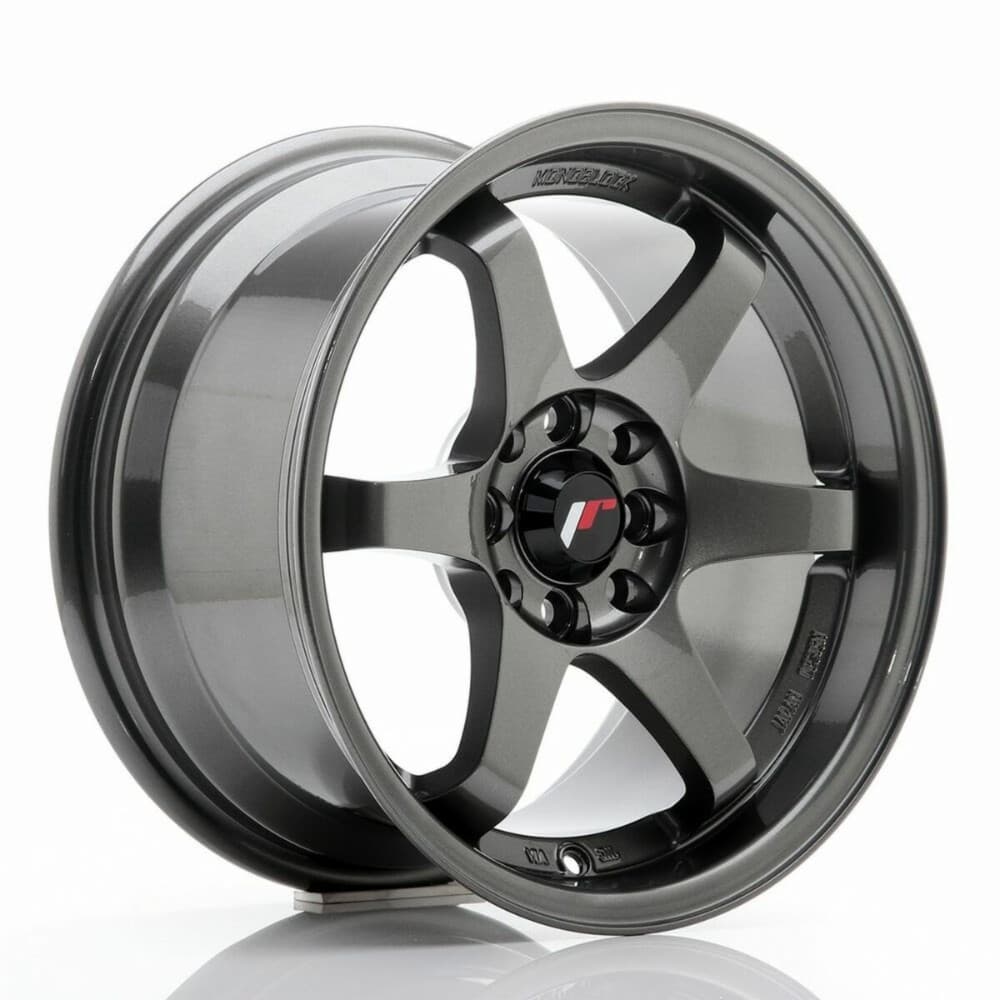Car Wheel Rim Japan Racing JR3158142573GM Metal 15" PCD 4x100 PCD 4x108 ET25 CB 73,1