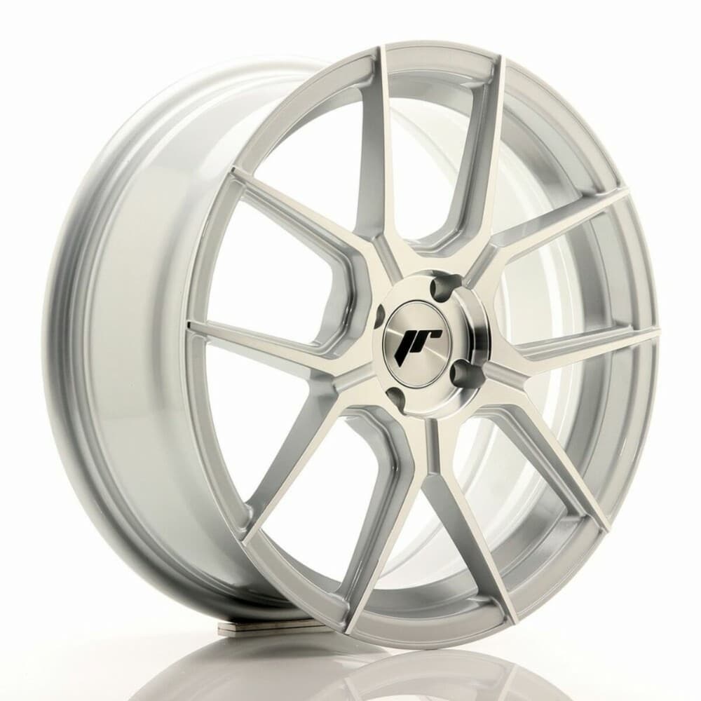 Car Wheel Rim Japan Racing JR3017704H4067SM Silver PCD 4x100 ET40 CB 67,1 17"