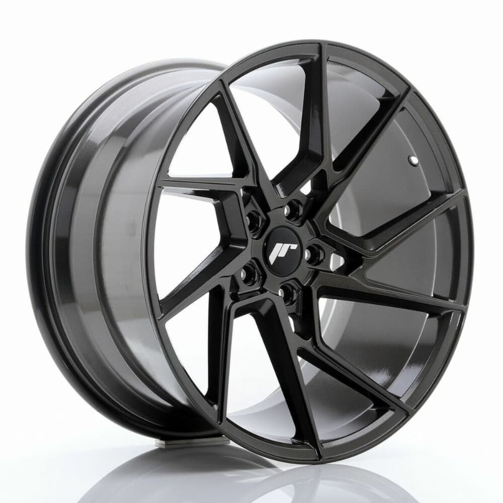 Car Wheel Rim Japan Racing JR33 Grey 20" PCD 5x120 ET30 Polished CB 72,6