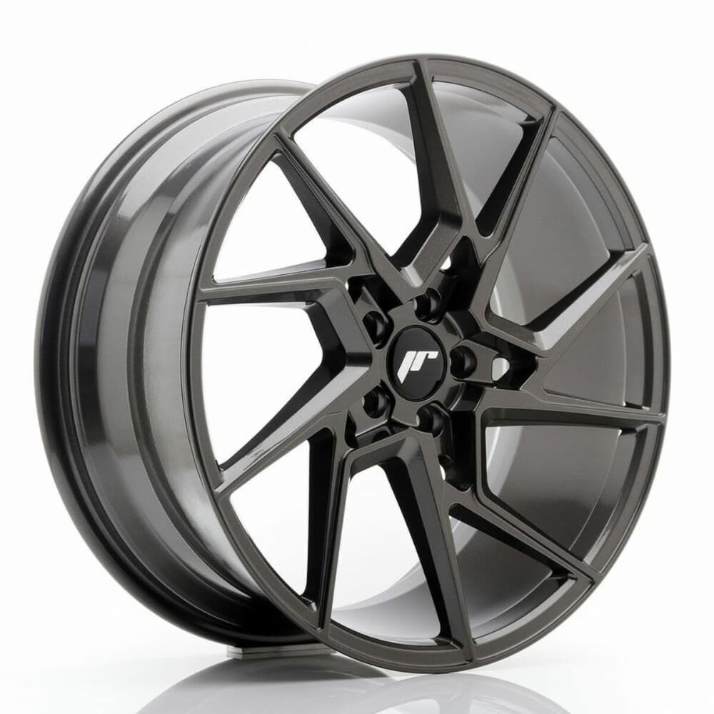Car Wheel Rim Japan Racing JR33 Grey 20" PCD 5x112 ET42 Polished CB 66,6