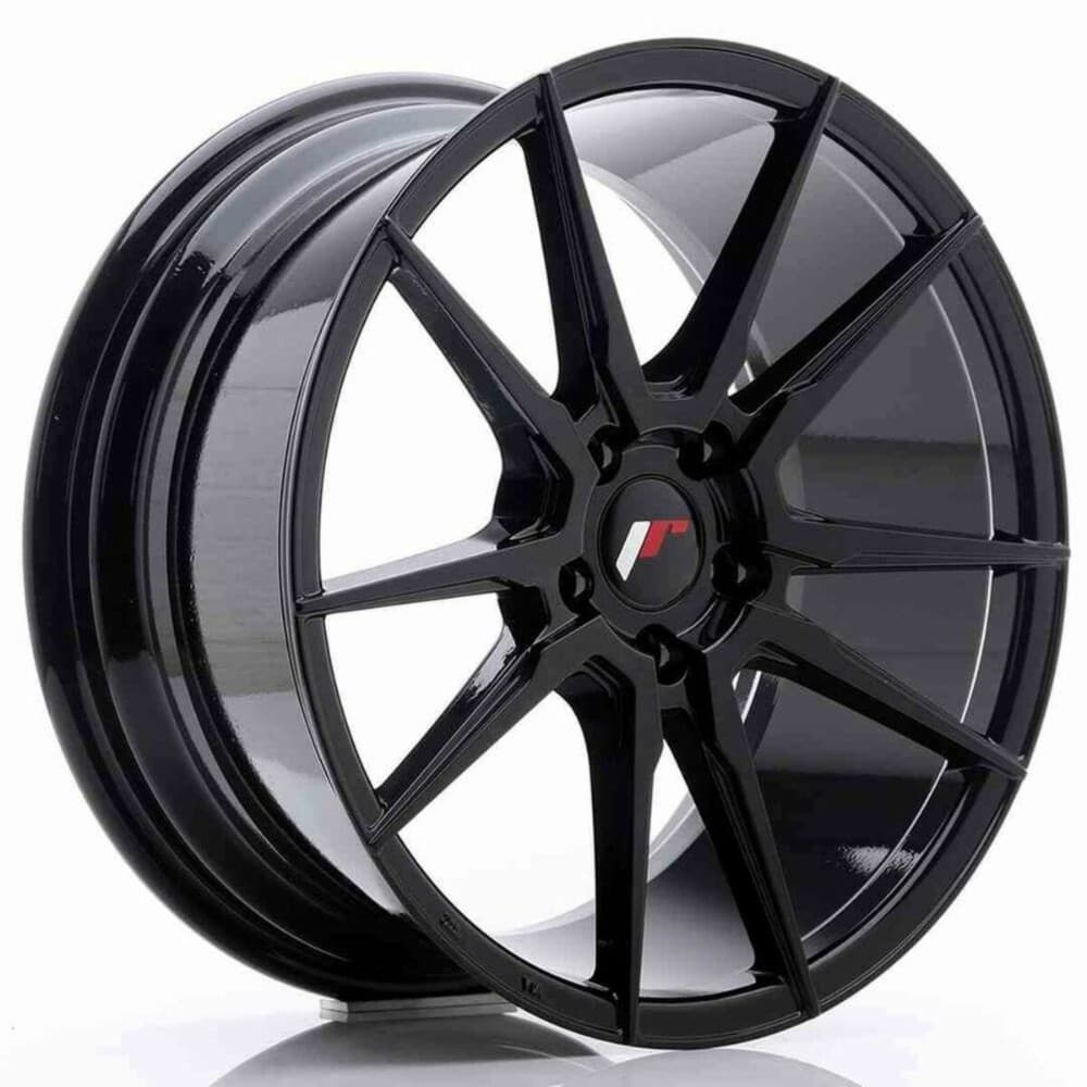 Car Wheel Rim Japan Racing JR21 Black 18" PCD 5x100 ET40