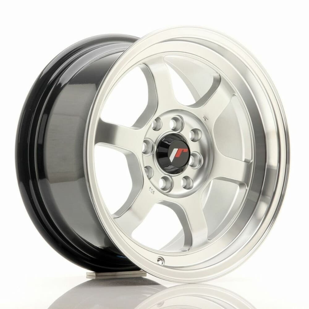 Car Wheel Rim Japan Racing JR12 Silver 15" PCD 4x100 PCD 4x114 ET26