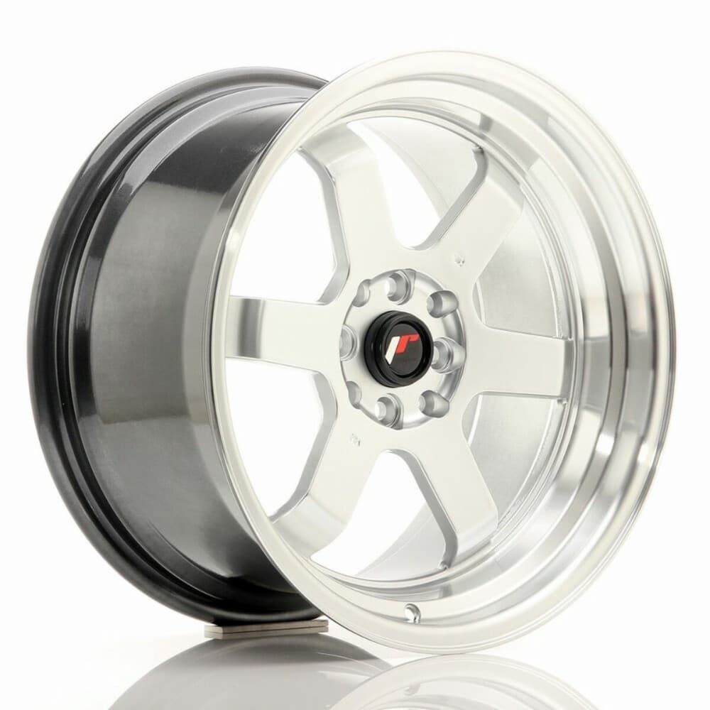 Car Wheel Rim Japan Racing JR12 Silver PCD 4x100 PCD 4x114 ET25 CB 73,1 17"