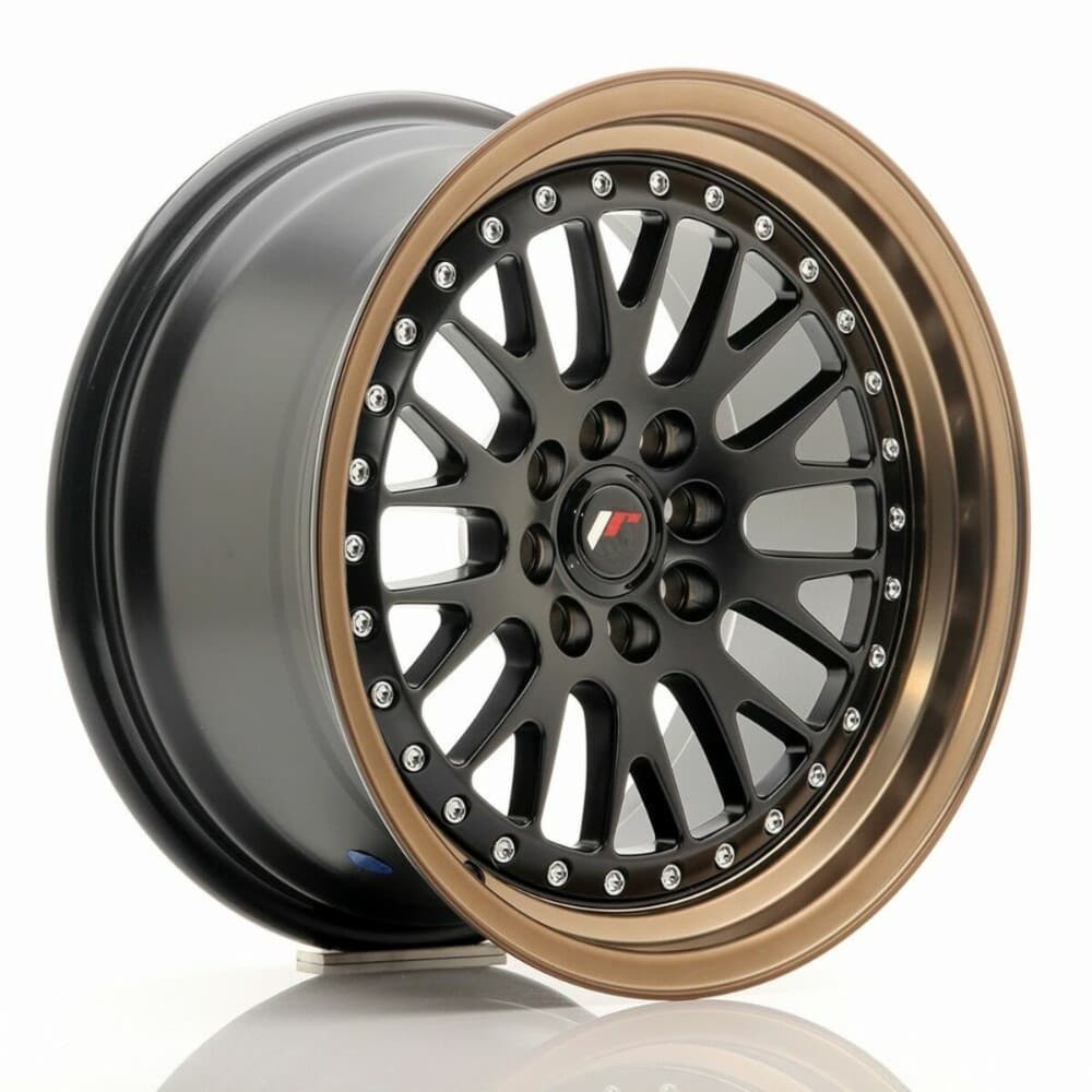 Car Wheel Rim Japan Racing JR10 Black 16" PCD 4x100 PCD 4x108 ET20 CB 67,1