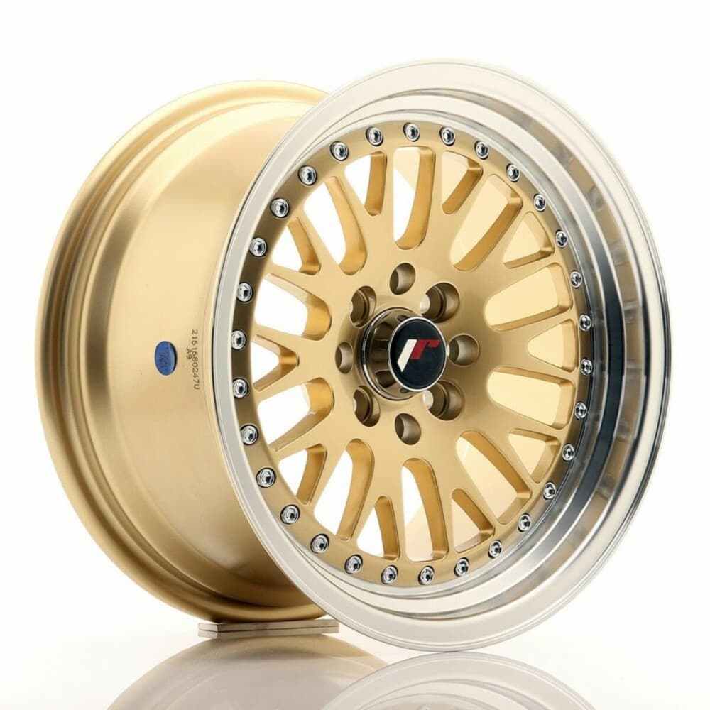 Car Wheel Rim Japan Racing JR10 Golden 15" PCD 4x114 ET15 CB 74,1